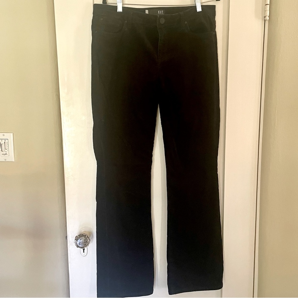 Kut from the Kloth black corduroy pants, size 12